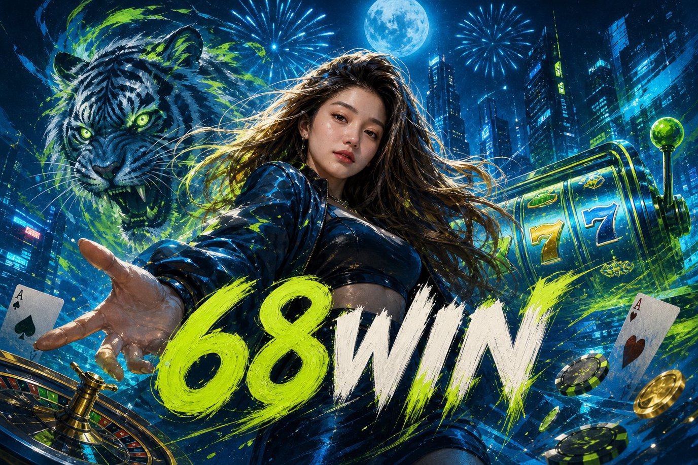 Giao diện di động của Crazy 777 trên 68WIN với menu danh mục game