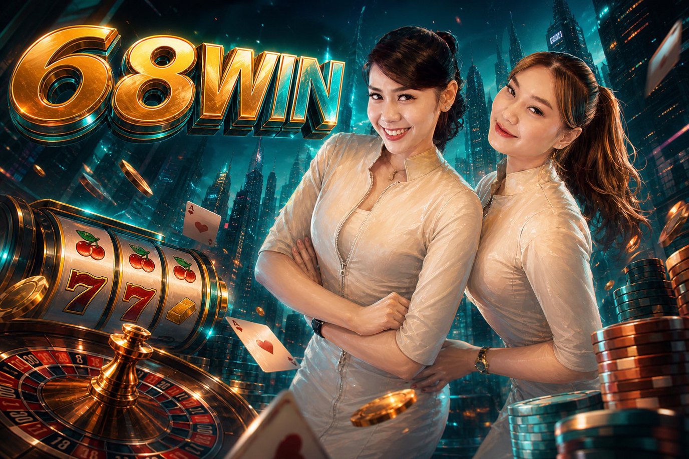 Màn hình thưởng điểm danh hằng ngày trên nền tảng 68WIN